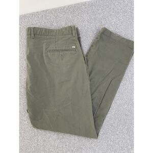 Blackberrys Casuale True Khakis Men's Pants 38x32 Olive Green Cotton